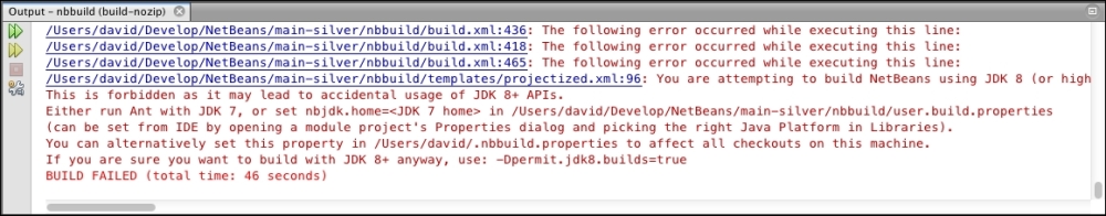 Building NetBeans from within NetBeans