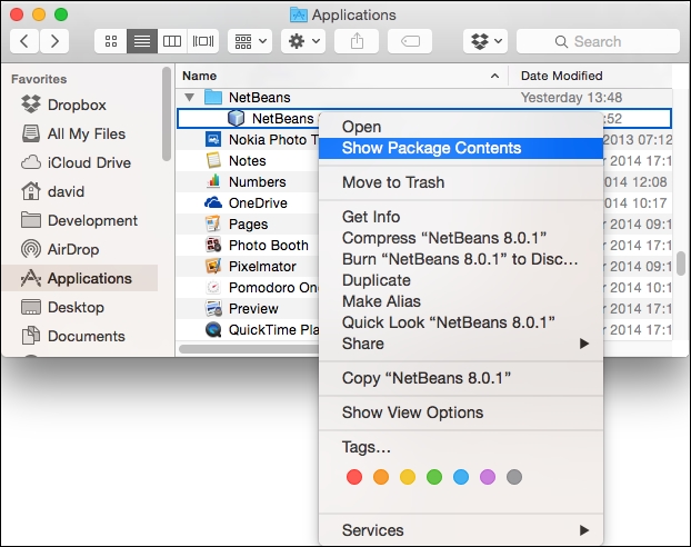 NetBeans configuration