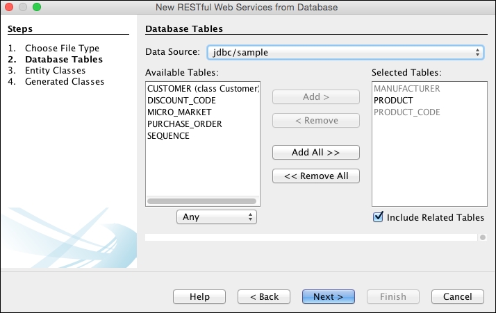 Creating RESTful web services