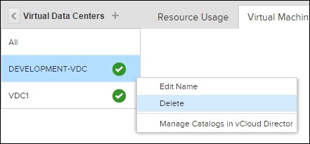 Virtual Datacenters – VDCs