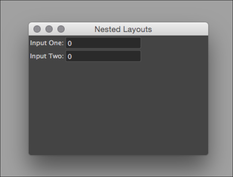 Using nested layouts