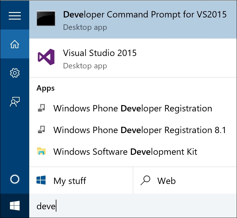 Writing and compiling code using the Developer Command Prompt | C# 6 and  .NET Core : Modern Cross-Platform Development