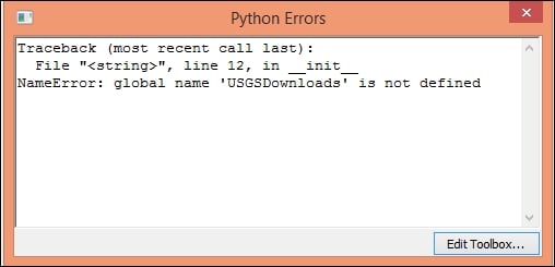 Creating the ArcGIS Desktop Python Toolbox