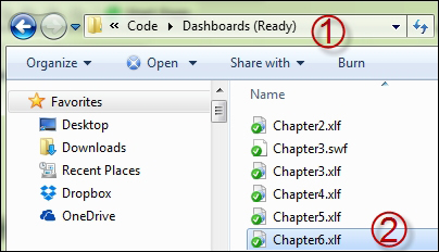 Using text dashboard components