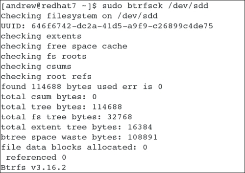 redhat btrfs