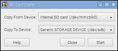 Using the tools to back up your SD card in case of failure