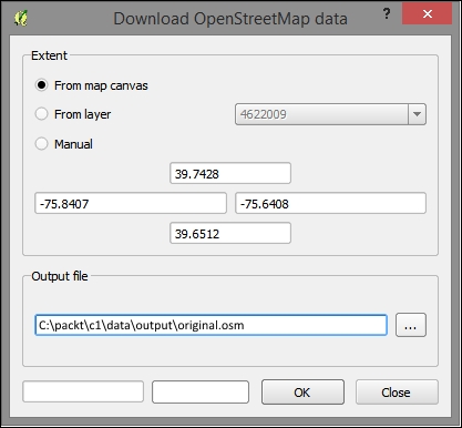 Using OpenStreetMap for the basemap data
