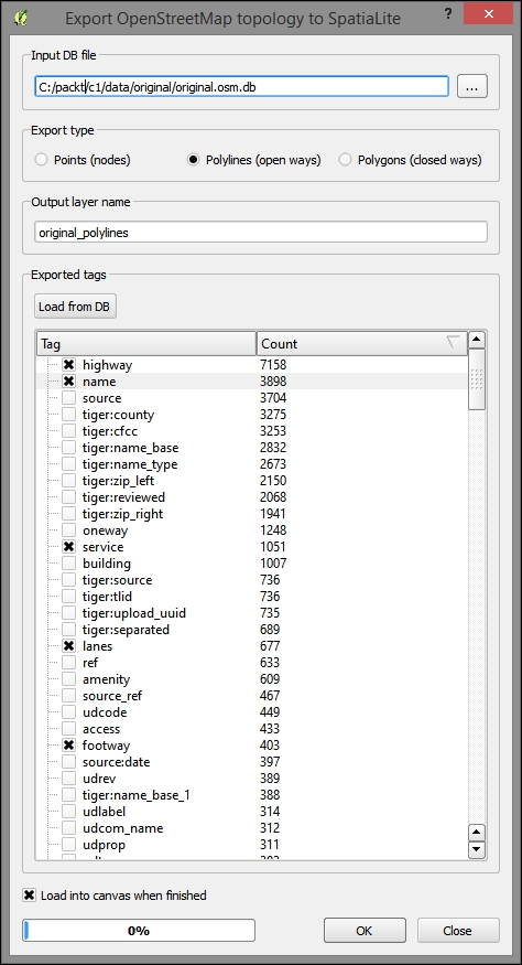 Using OpenStreetMap for the basemap data