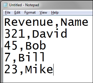 Importing data from a text file