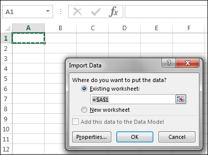 Importing data from the Web