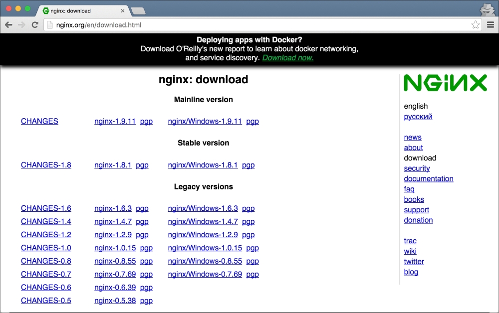 Installing Nginx