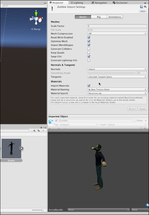 Importing meshes