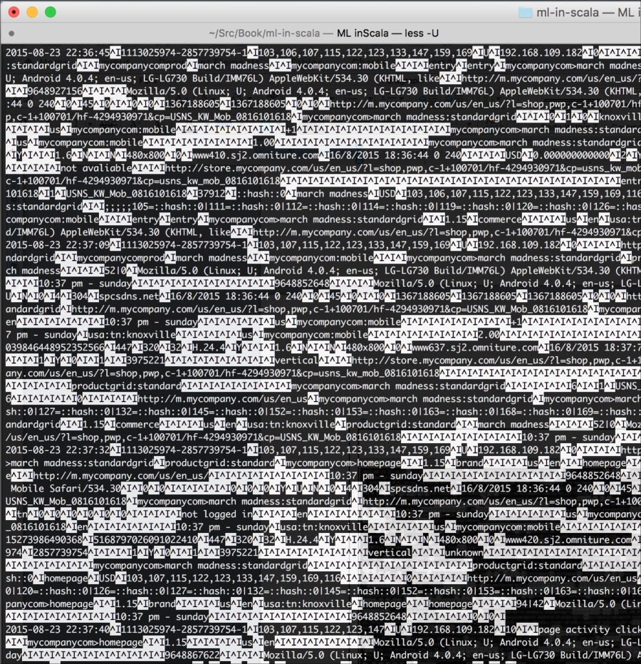 Distinct values of a categorical field