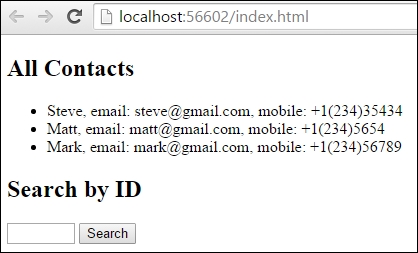 Running the application