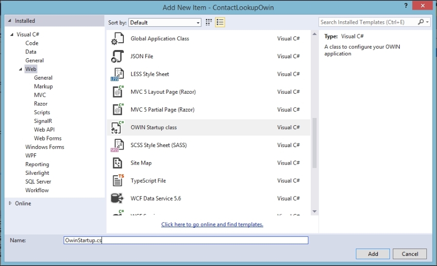Hosting OWIN in IIS and adding Web API to the OWIN pipeline