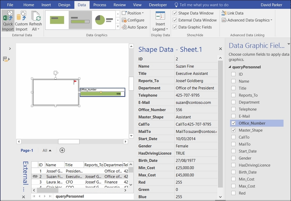 Displaying Data With Graphics Mastering Data Visualization With Microsoft Visio Professional 16