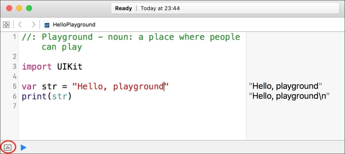 Let's go to the playground