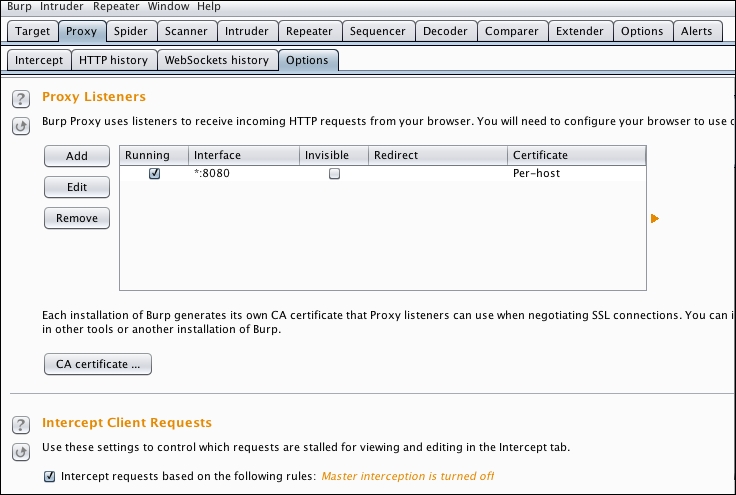 Intercepting traffic of iOS Simulator