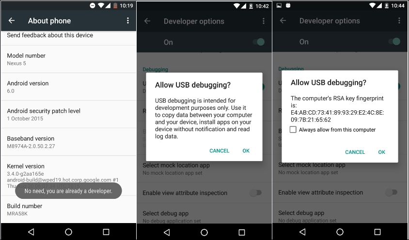 The Android Debug Bridge