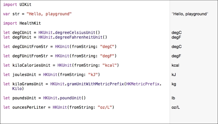 Working with API objects in the Xcode Playground