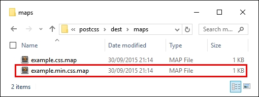 Creating minified style sheets