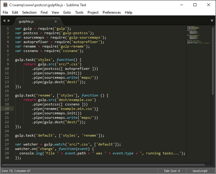 Altering to compile automatically