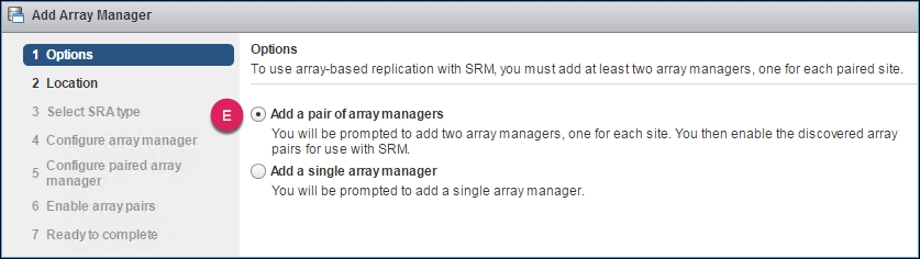 Adding array managers and enabling array pairs