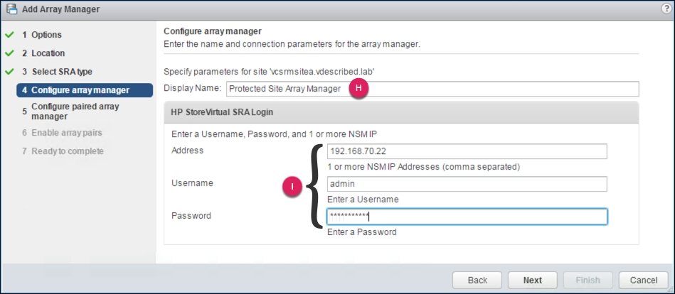 Adding array managers and enabling array pairs