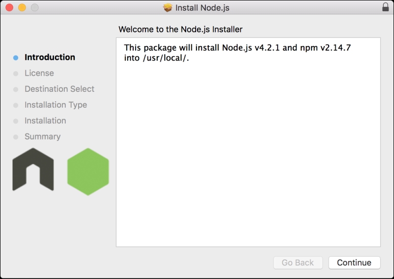 install node js for mac