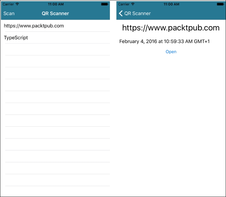 Native QR Scanner App