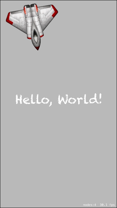 How the default project looks like