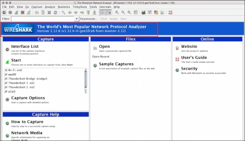 wireshark packet analyzer tool