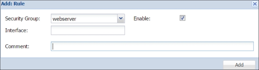 Creating host firewall rules