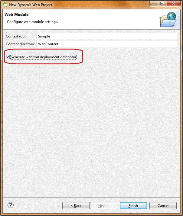 Converting a dynamic web project to a Maven project