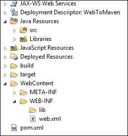 Converting a dynamic web project to a Maven project