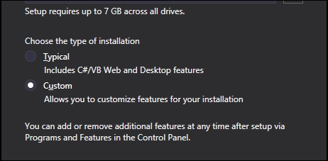 Setting up Visual Studio