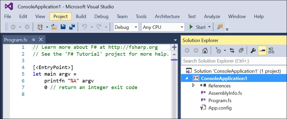 Learning F#