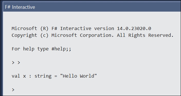 Learning F#