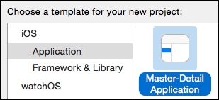 Creating a master-detail iOS application