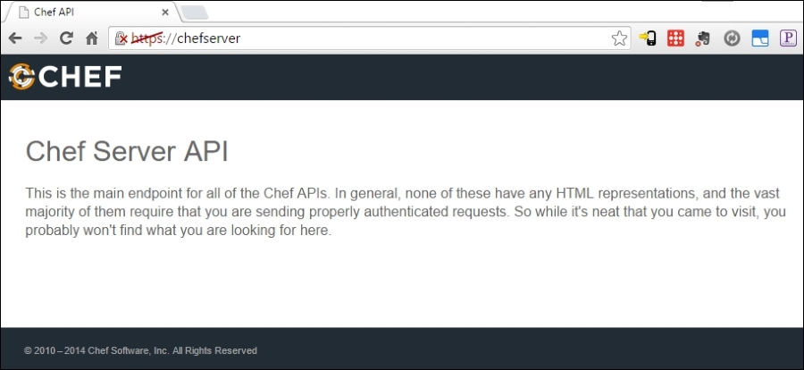 Setting up an on-premise (private) Chef Server