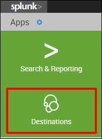 Viewing the Destinations app