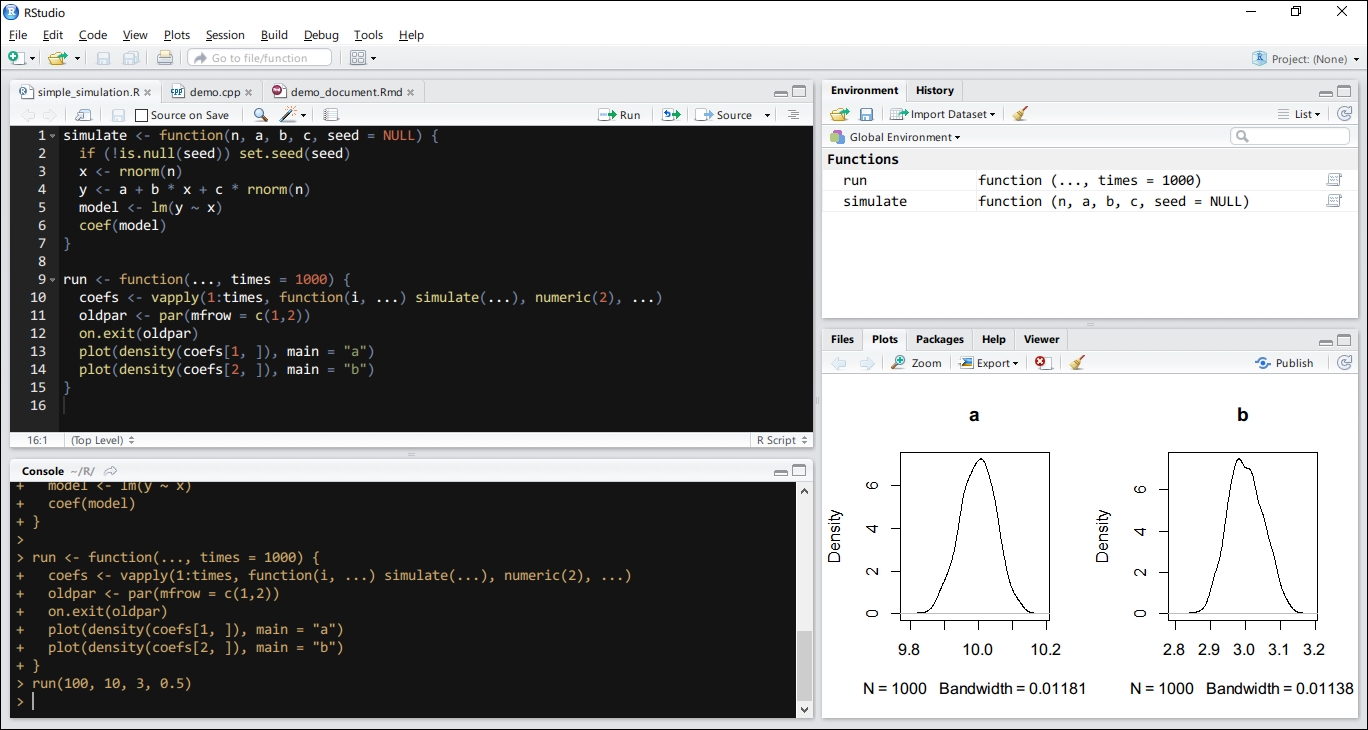 RStudio's user interface