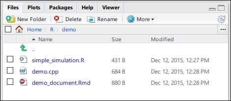 The File pane
