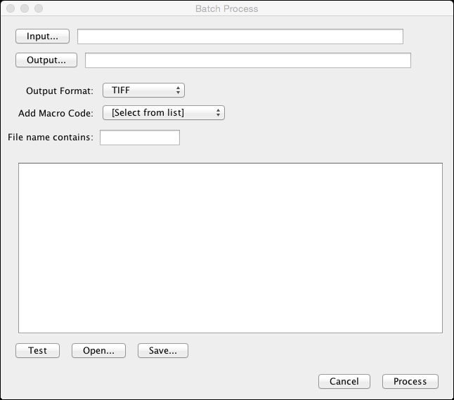 Running Macros In Batch Process Mode Image Processing With