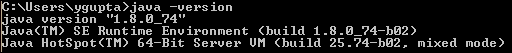 Installation of Java on Windows