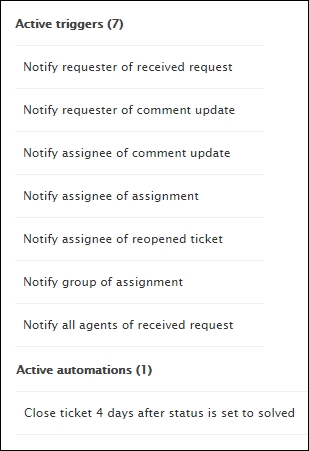 Triggers and automations