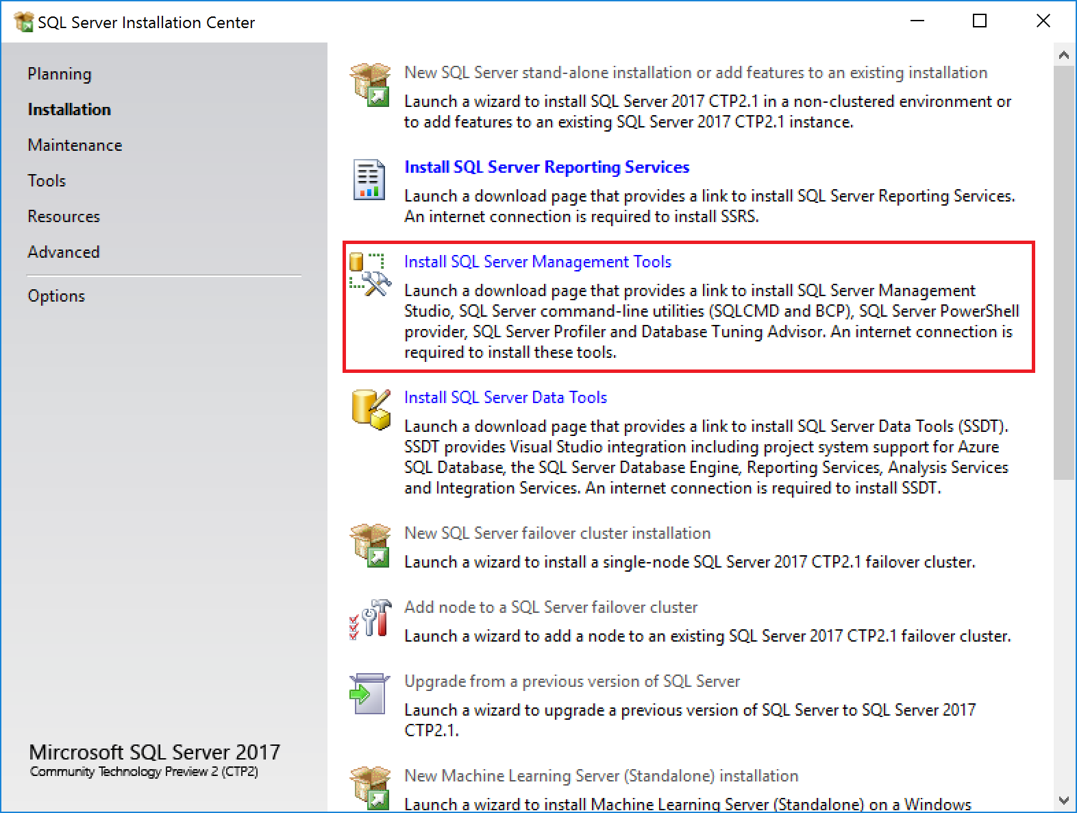 sql server 2017 download