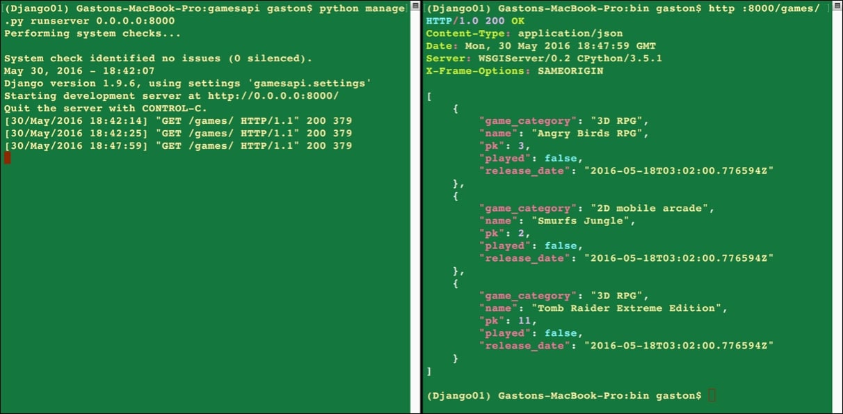Working with command-line tools - curl and httpie