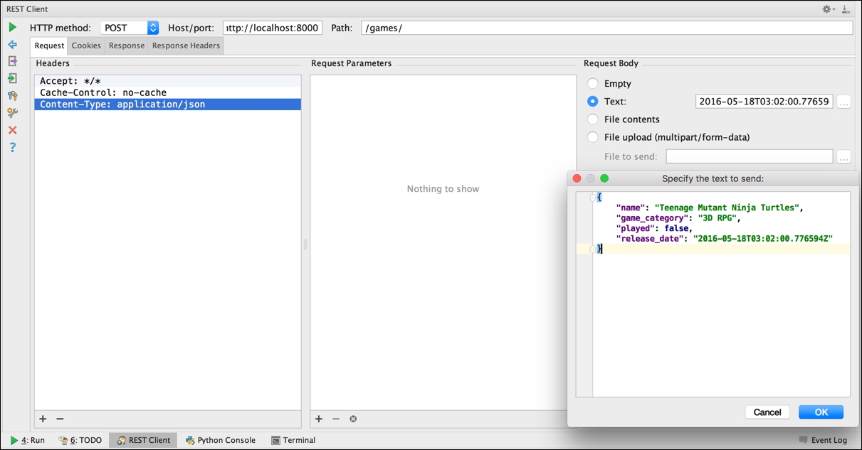 Working with GUI tools - Postman and others