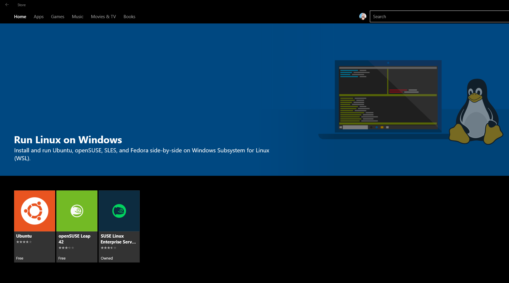 Ubuntu Opensuse And Suse Lse Available As Linux Subsystem Windows 10 For Enterprise Administrators